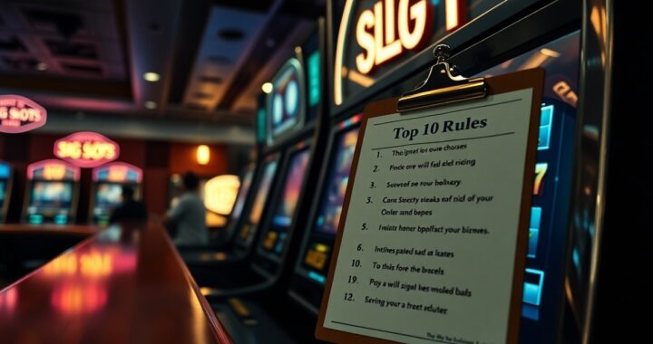 Top 10 Pravila Big Slotova Za Pametnije I Bezbednije Igranje